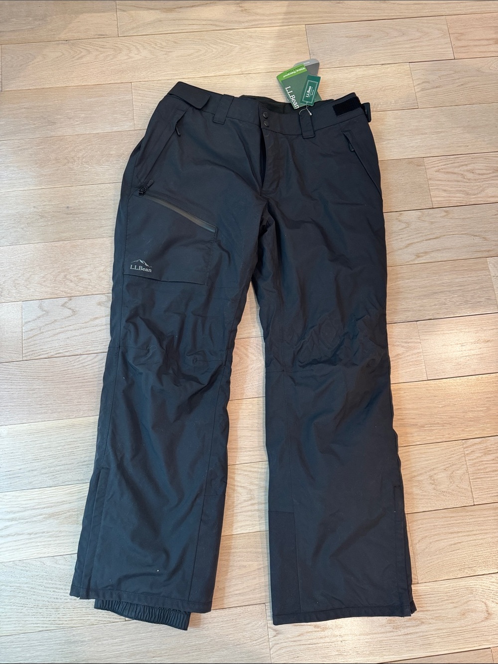 L.L. Bean Black Wildcat Waterproof Insulated Snow Pants - NWT